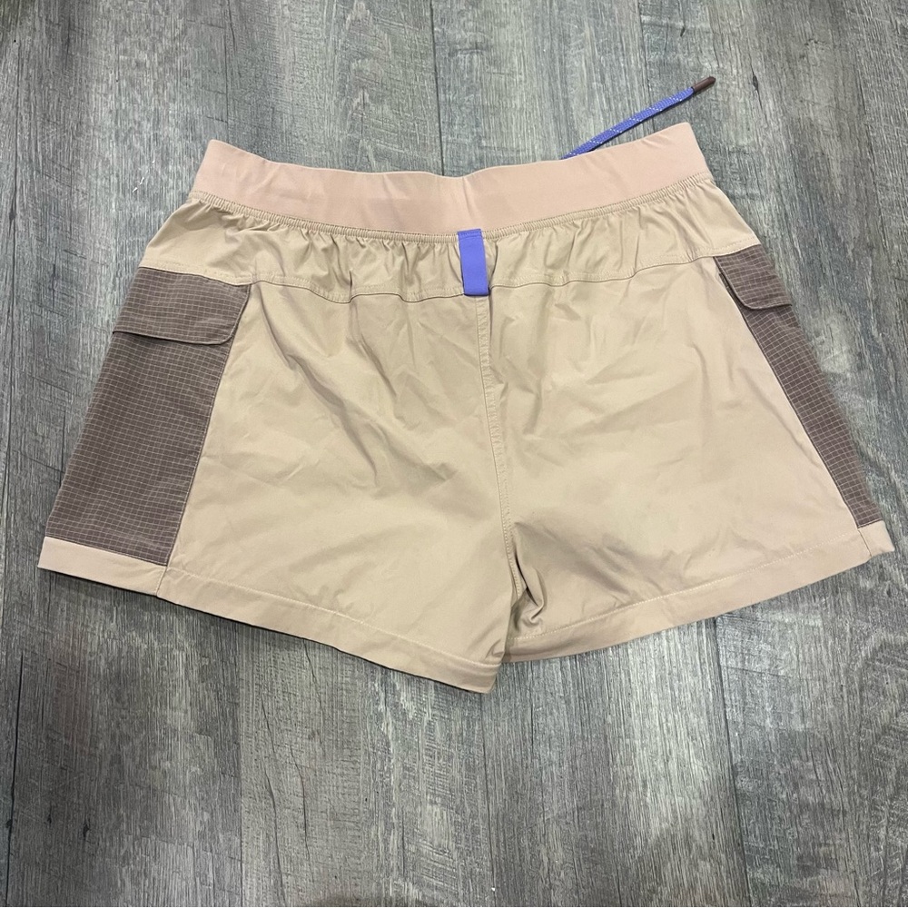 lululemon athletica Beige & Brown Track Joggers with Purple Drawcord - Picture 11 of 12